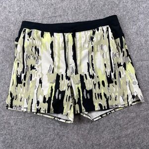 Stance Shorts Men XL Abstract Green 5" Flux Performance Liner 2-in-1